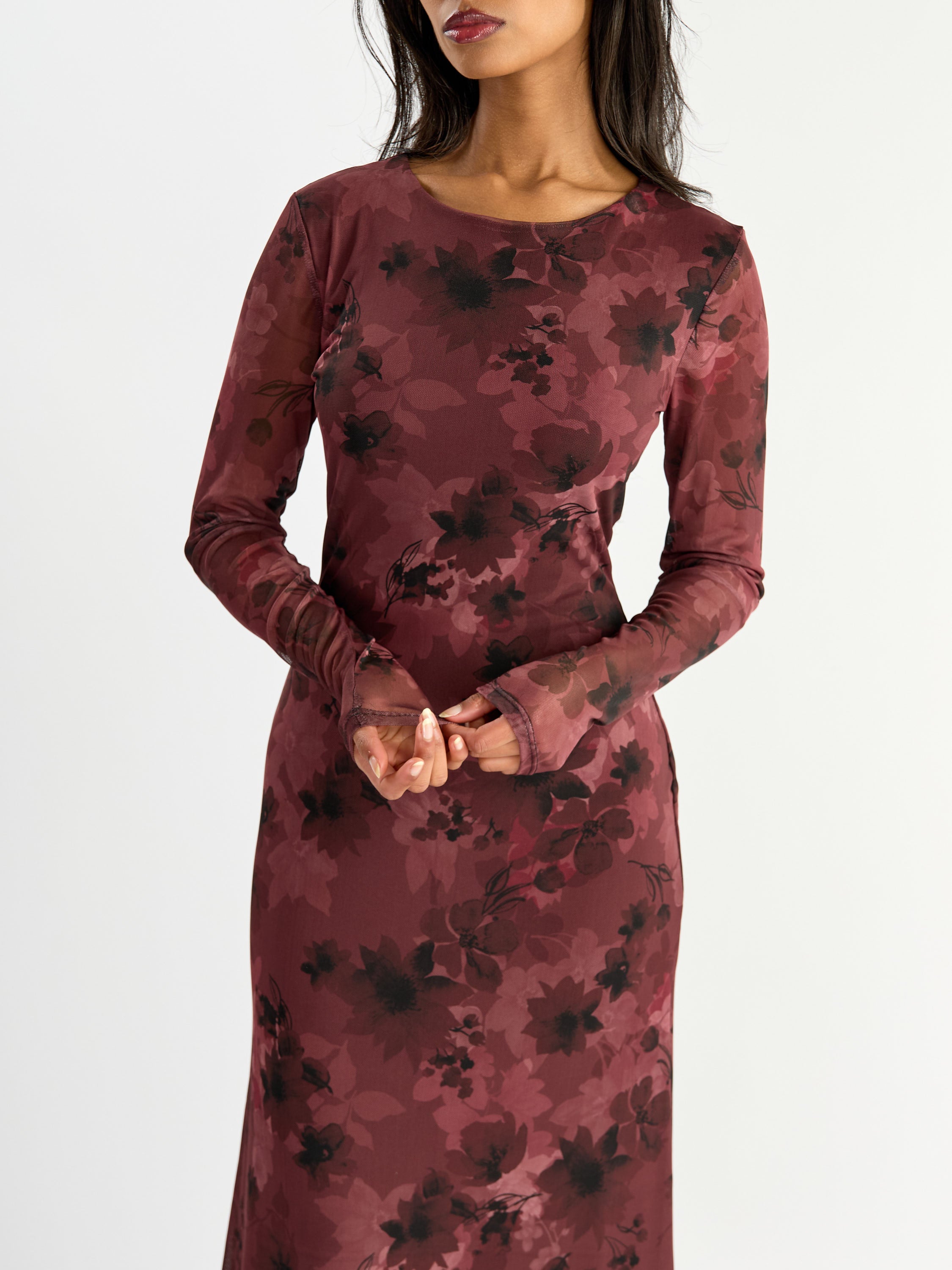 Dyna Mesh A-Line Dress