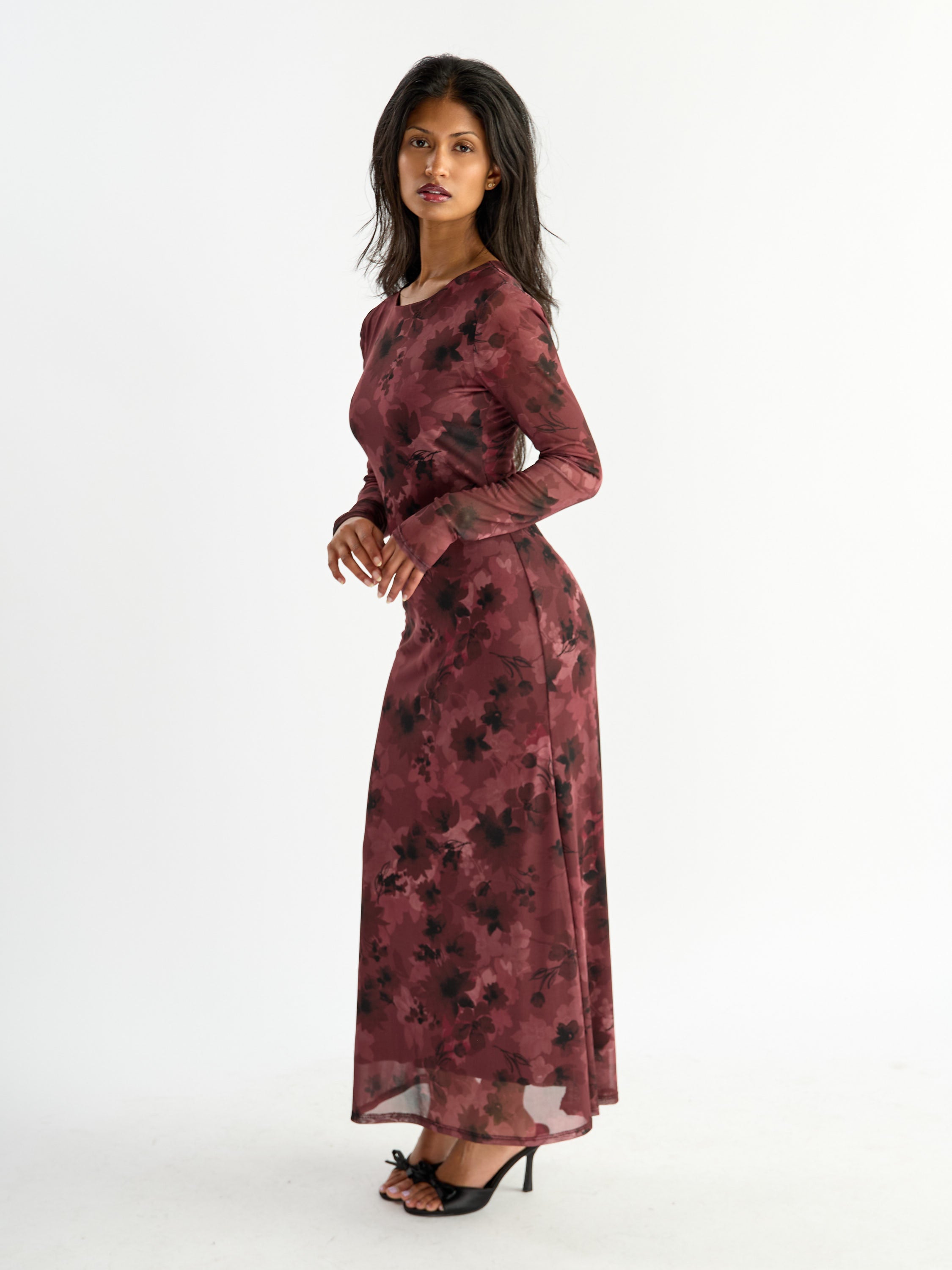 Dyna Mesh A-Line Dress