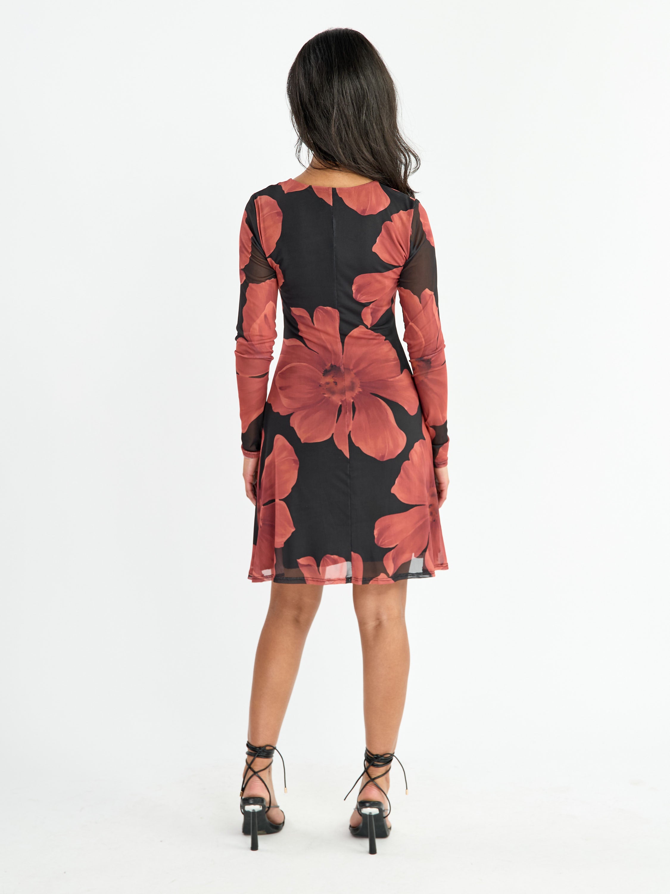 Dyna Mesh Short A-Line Dress
