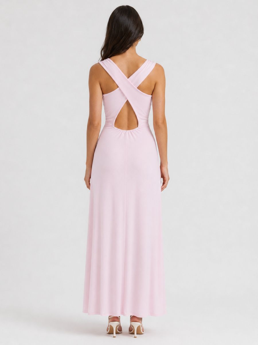 Everley Ruched Long Dress