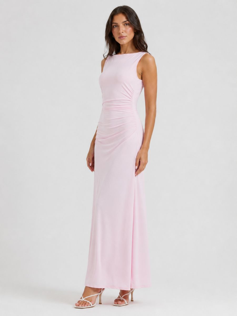 Everley Ruched Long Dress