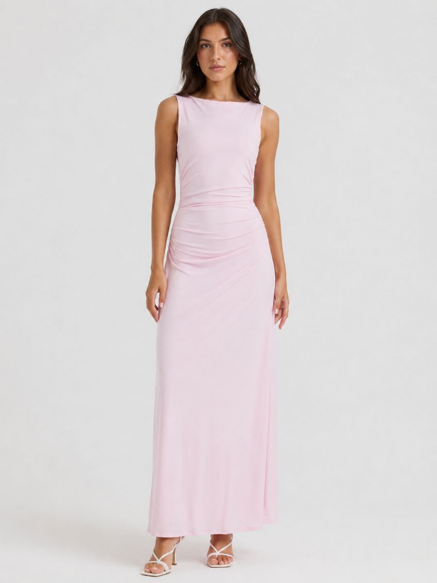 Everley Ruched Long Dress