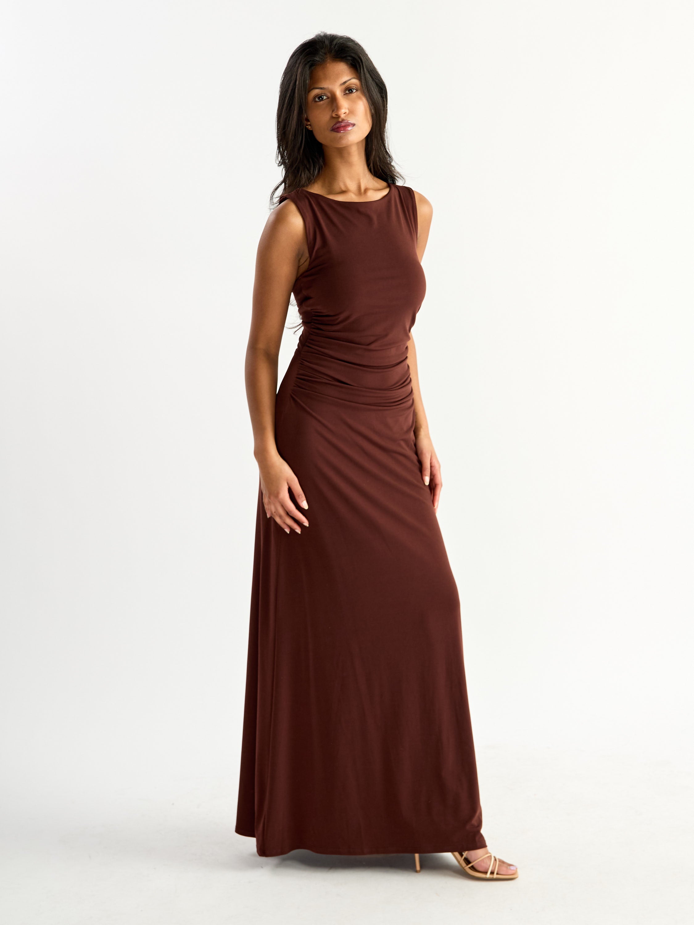 Everley Ruched Long Dress