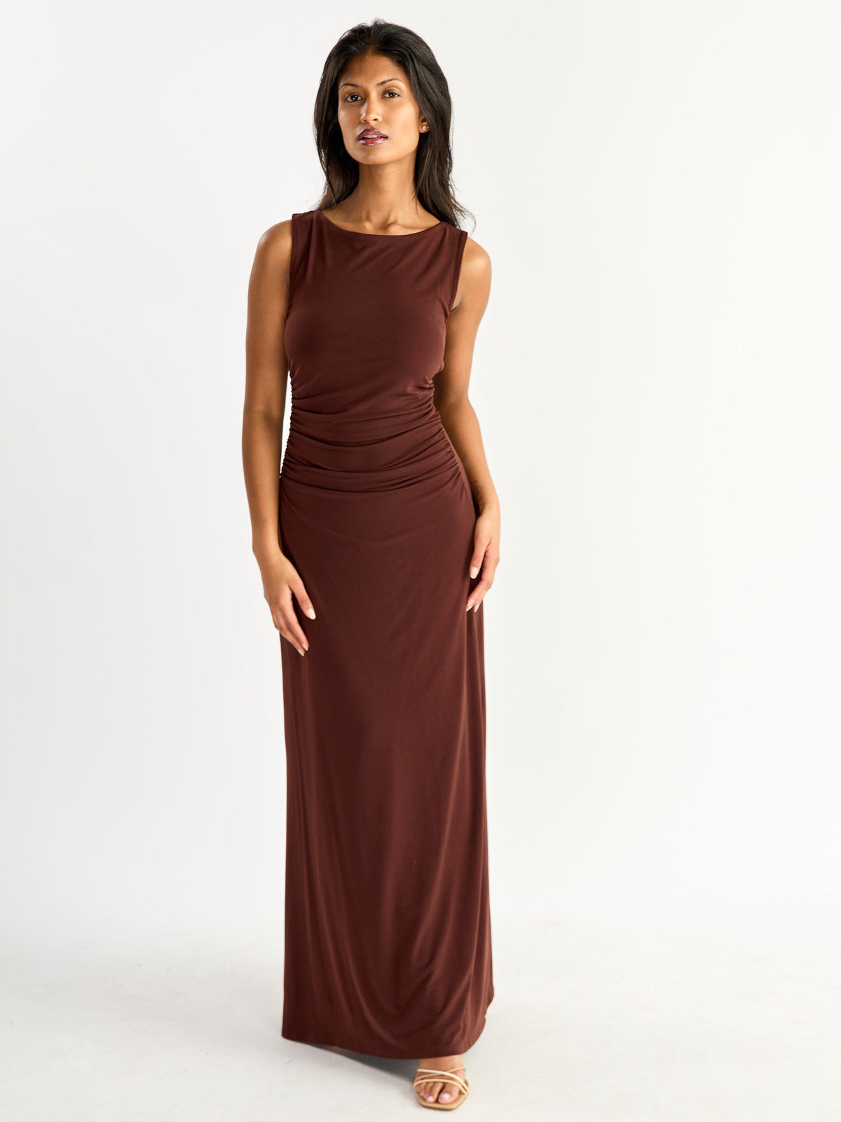 Everley Ruched Long Dress