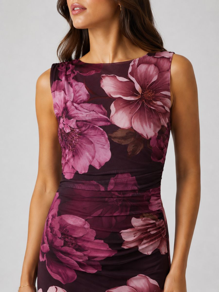 Claudia Mesh Sleeveless Dress
