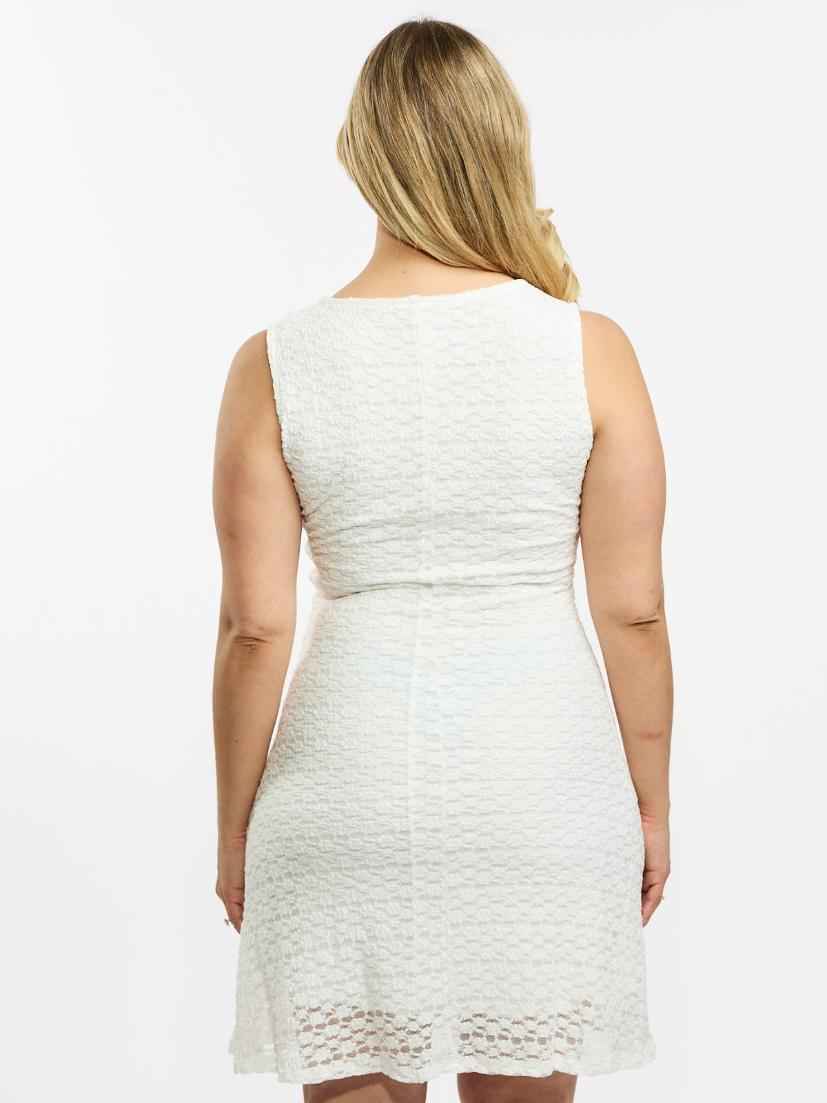 Liv Lace Fit & Flare Mini Dress