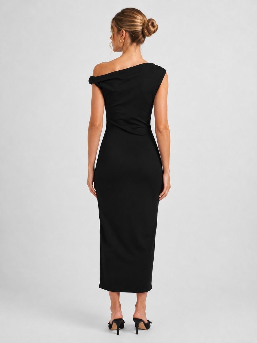 Veda Crepe Midi Dress