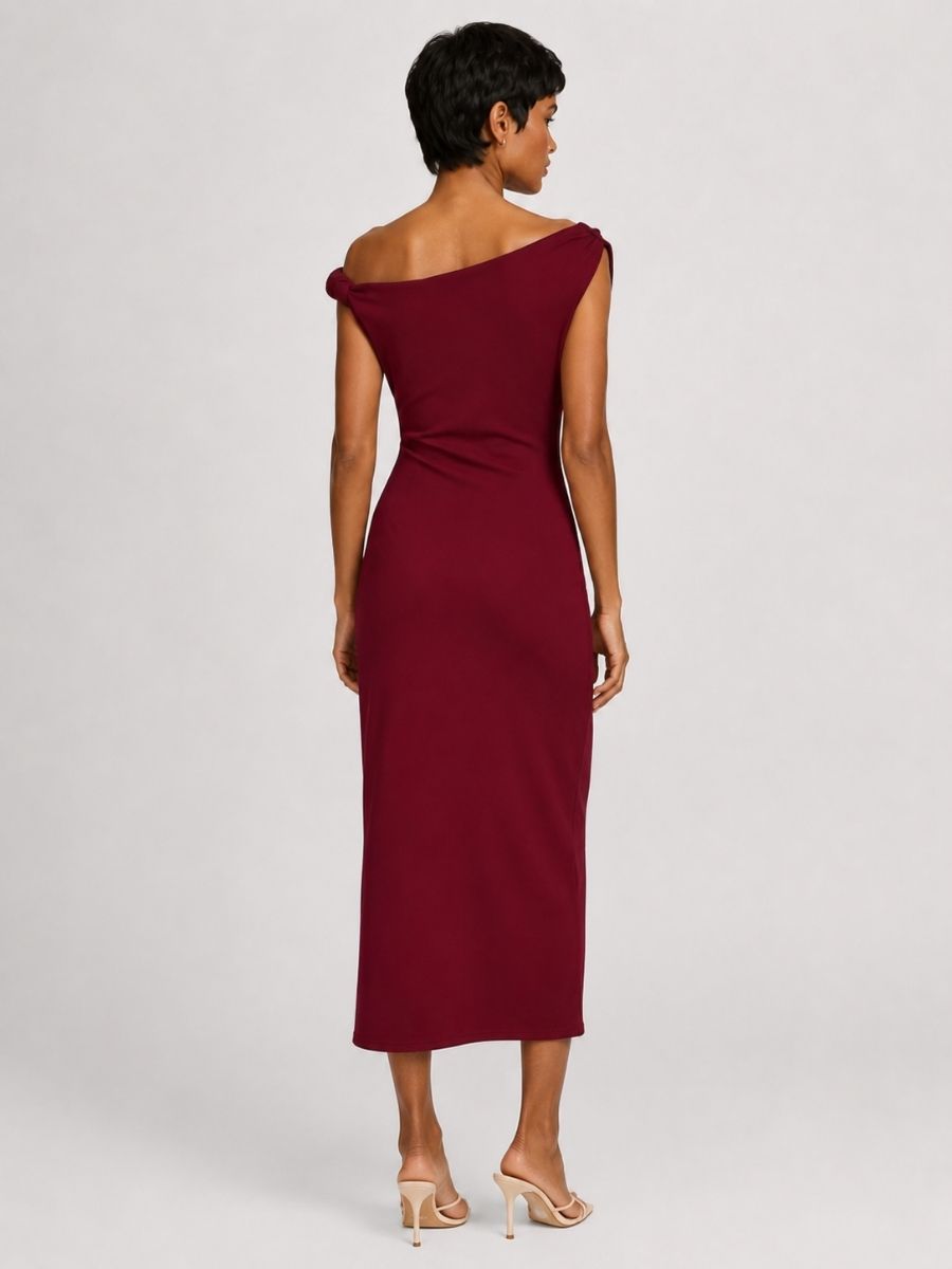 Veda Crepe Midi Dress