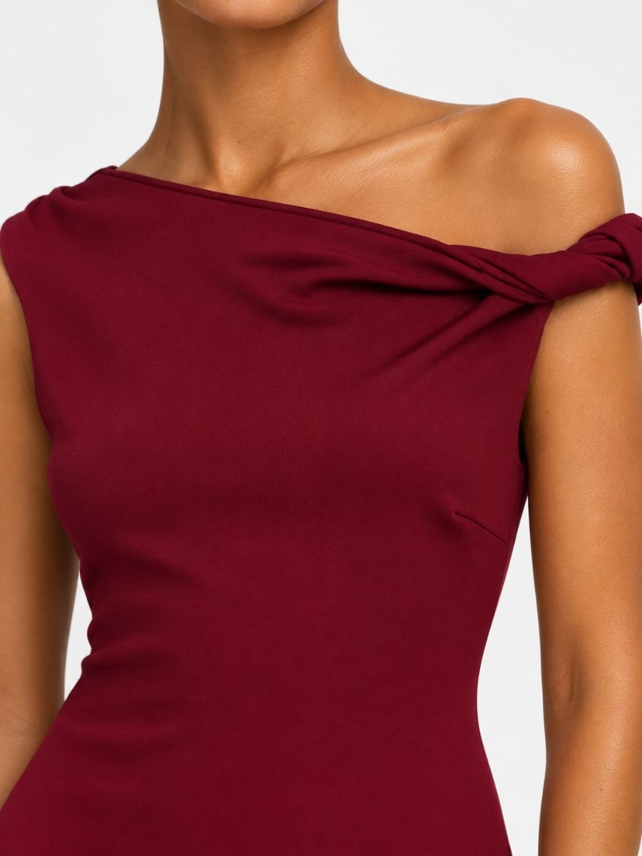 Veda Crepe Midi Dress