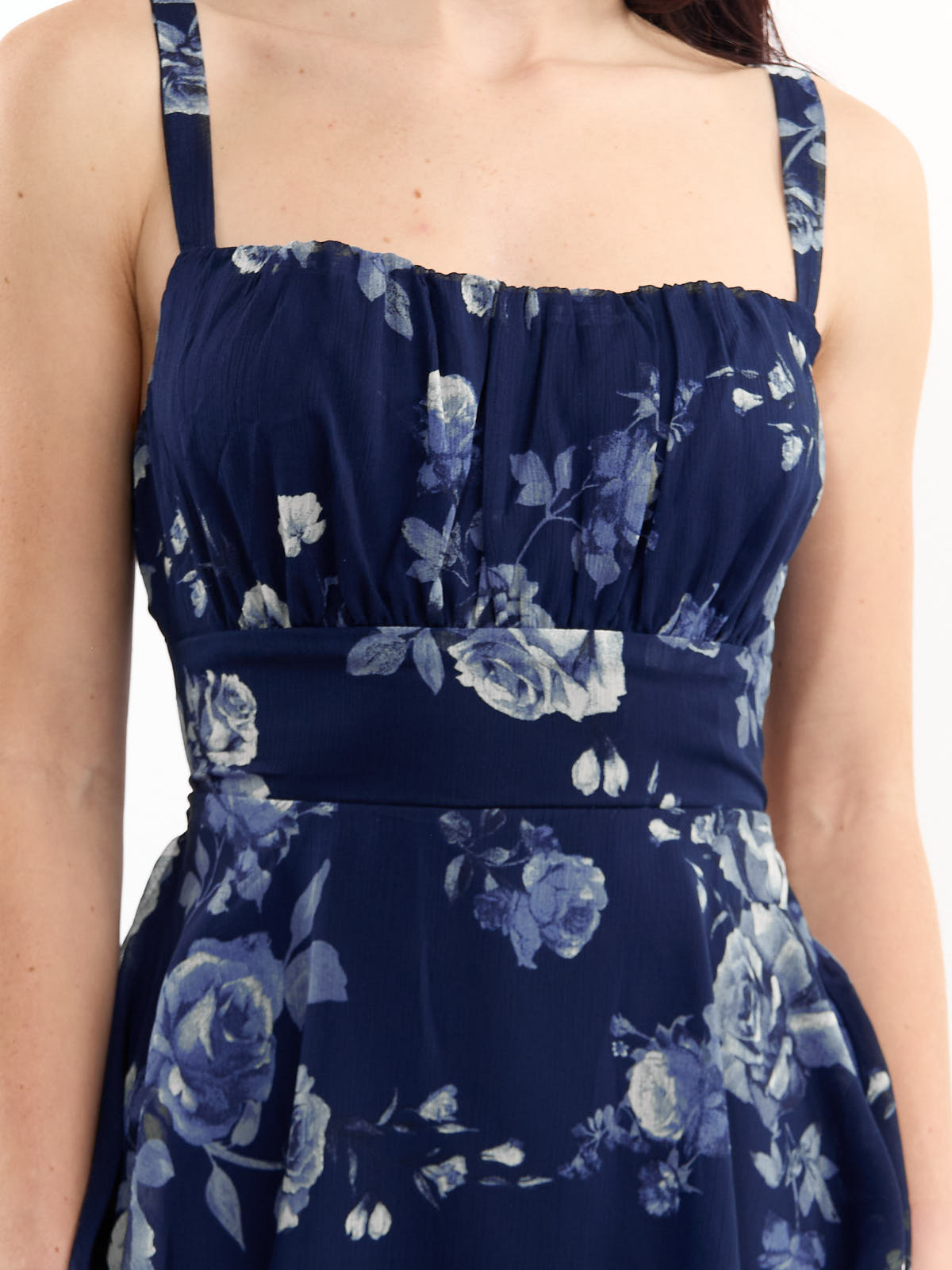 Jamie Printed Chiffon Midi Dress