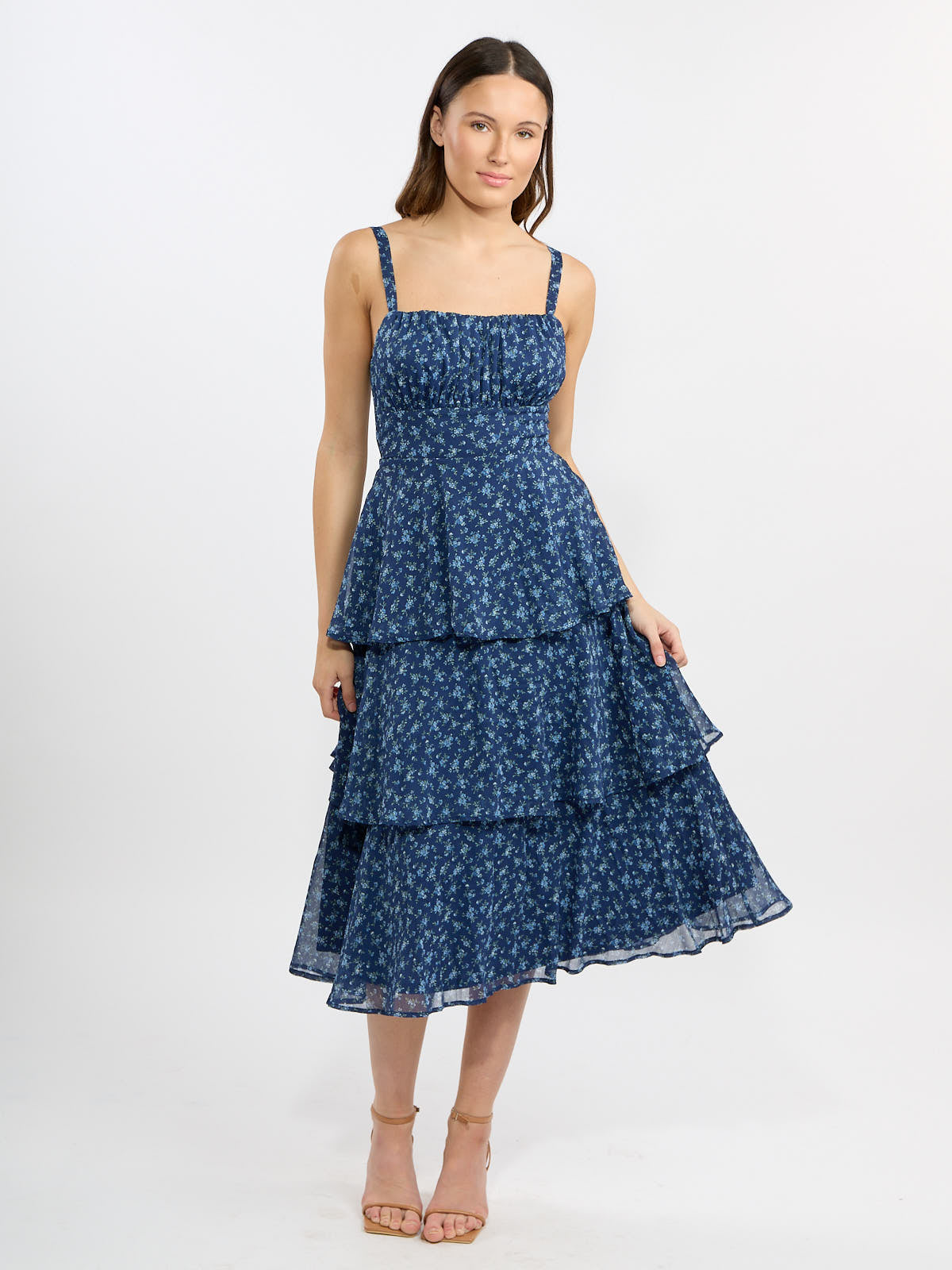 Jamie Small Floral Ruffle Dress