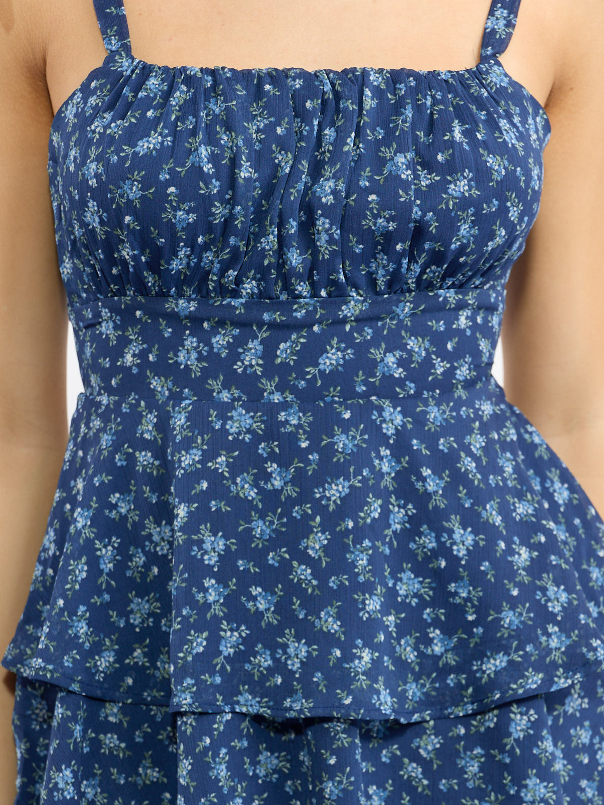 Jamie Small Floral Ruffle Mini Dress
