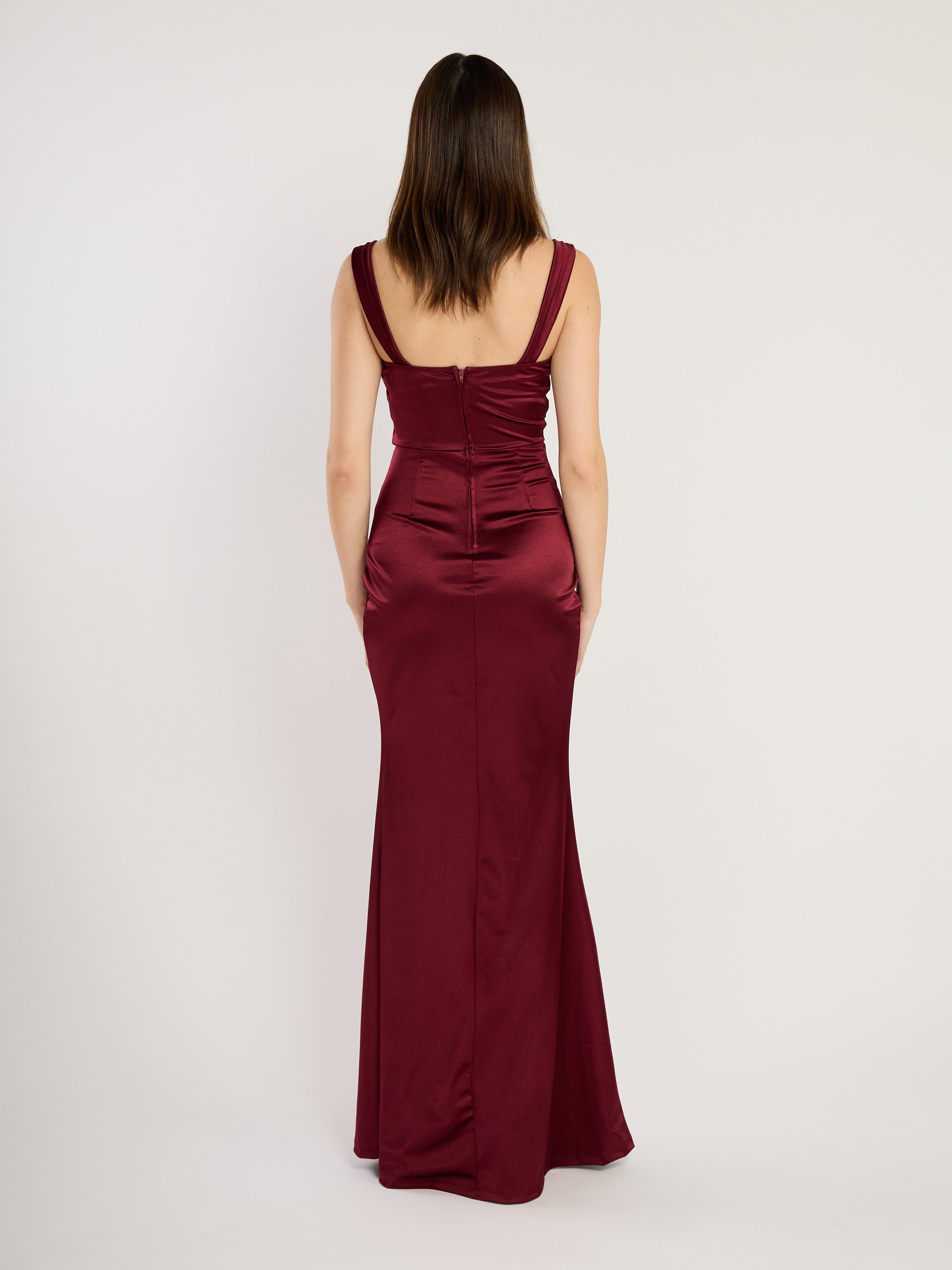 Tessa Casino Drape Maxi Dress