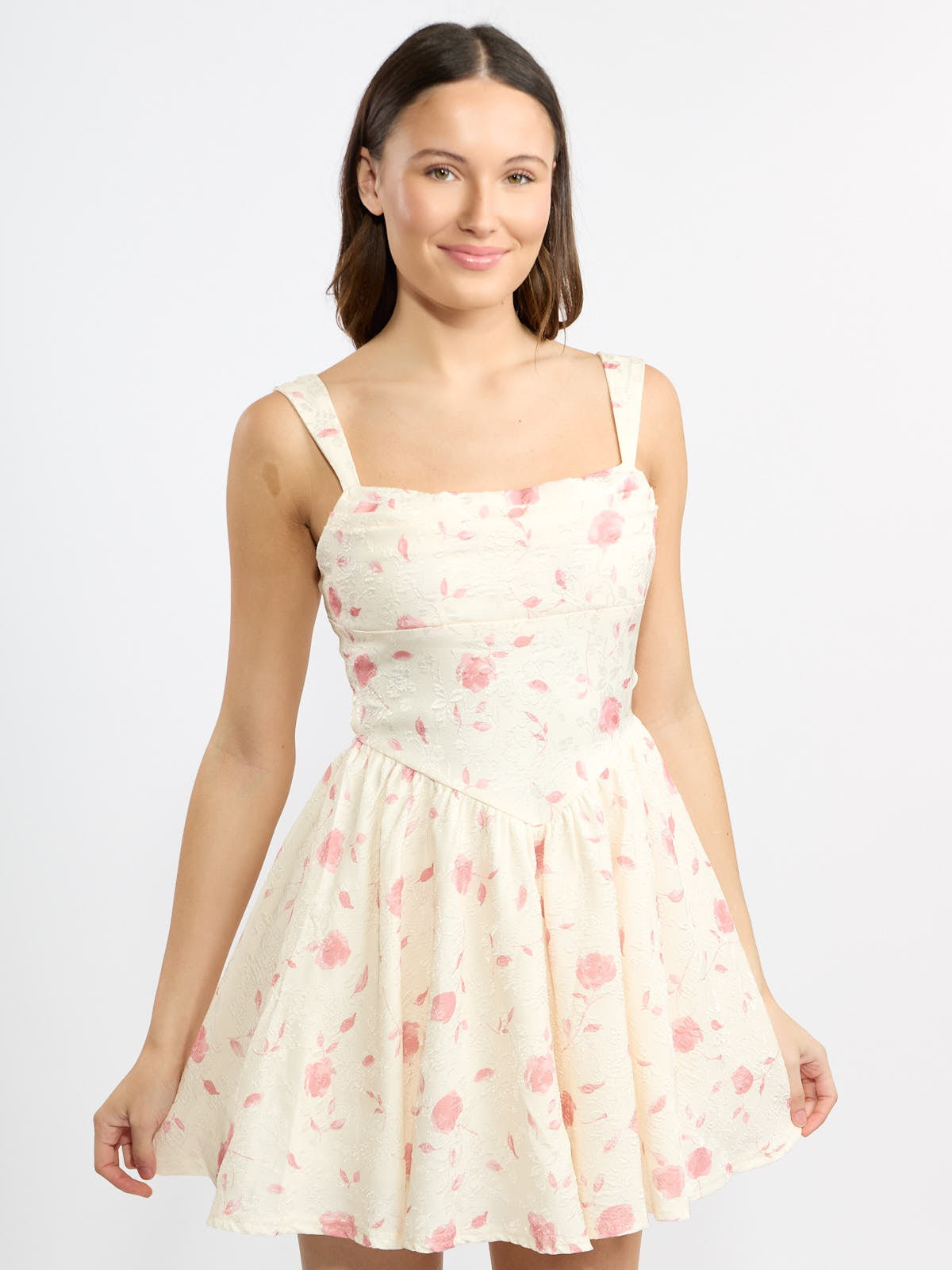 Lulu Floral Jacquard Dress