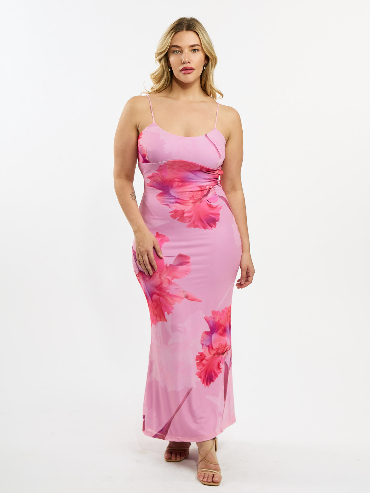 Gretchen Floral Print Maxi Dress