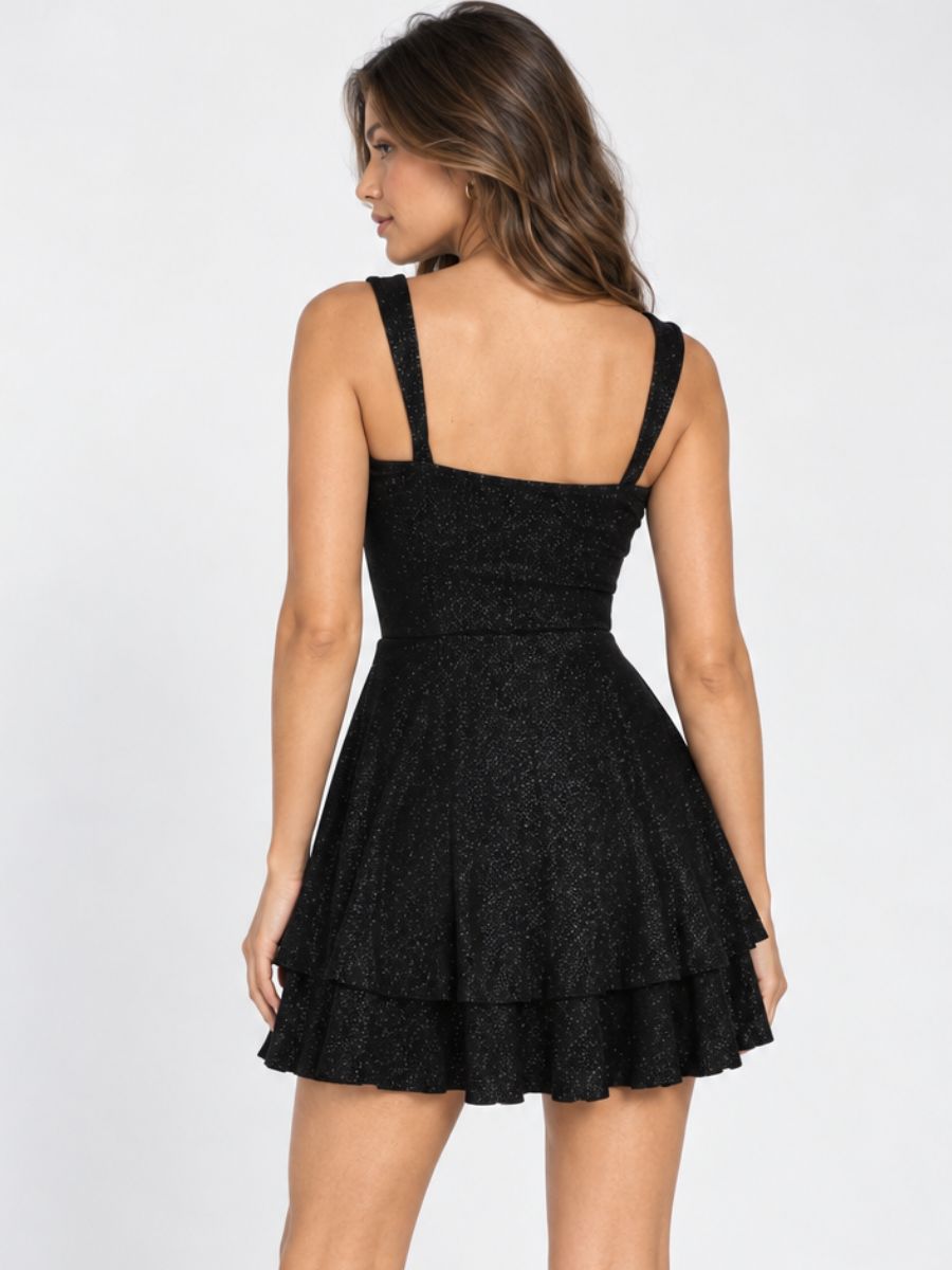 Bailey Slinky Tiered Mini Dress