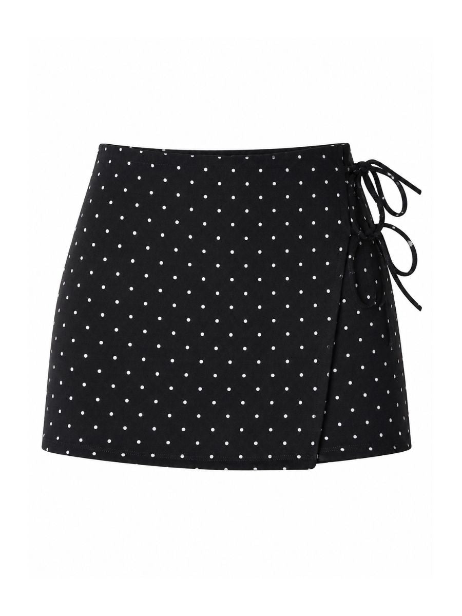 Polka Dot Mini Skirt