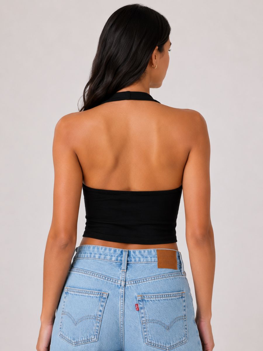 Road House 2 Buckle Halter Top