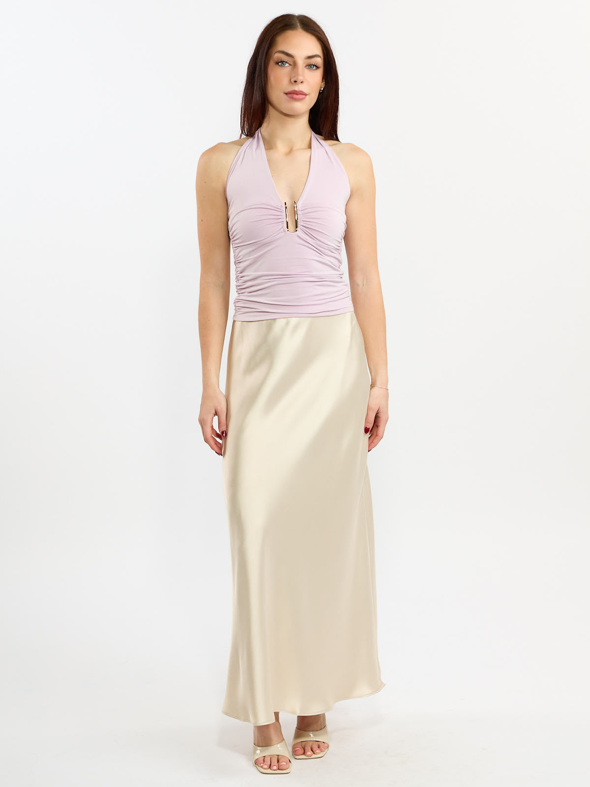 Napa Jersey Metal Plunge Top