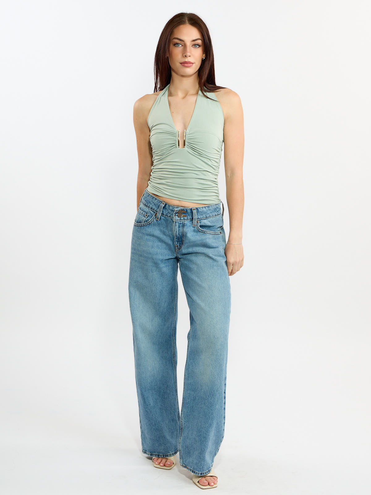 Napa Jersey Metal Plunge Top