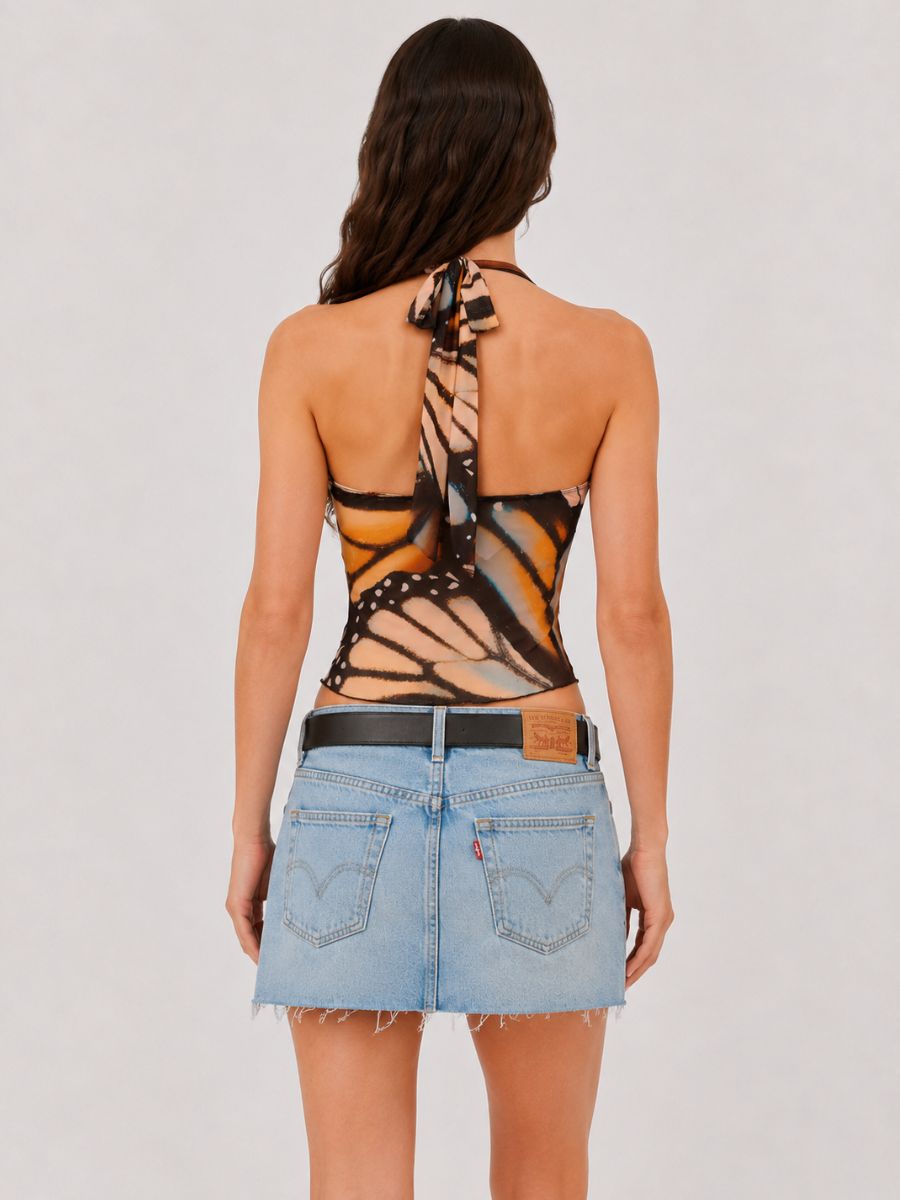 Butterfly Halter Top