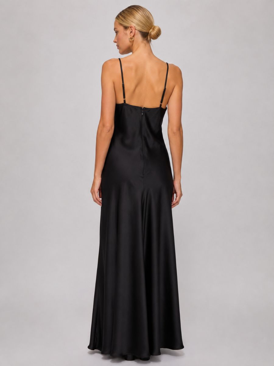 Aviva Satin Slip Maxi Dress