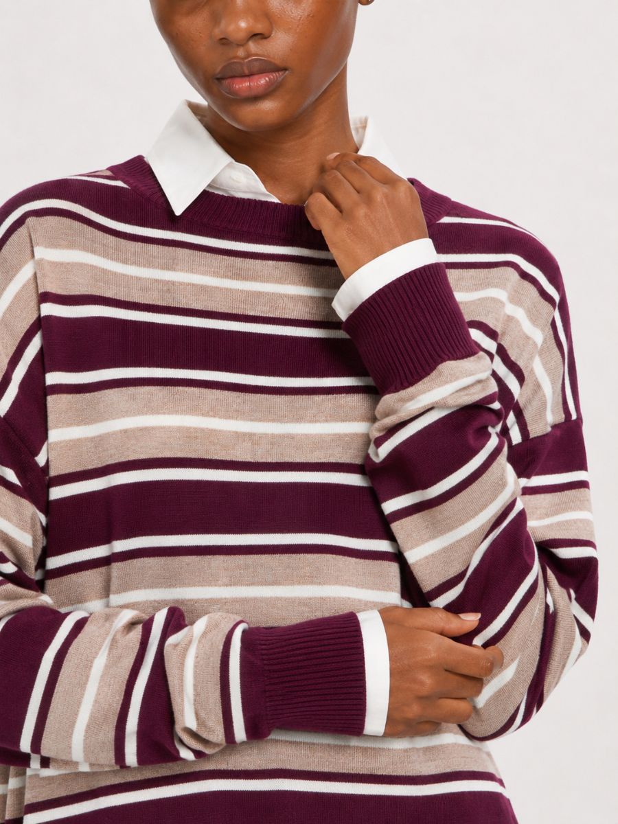 Reform Stripe Cashmere Sweater