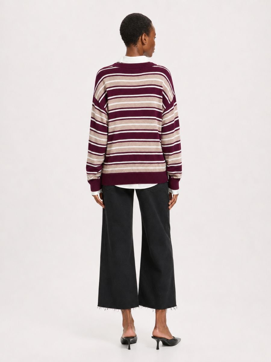 Reform Stripe Cashmere Sweater