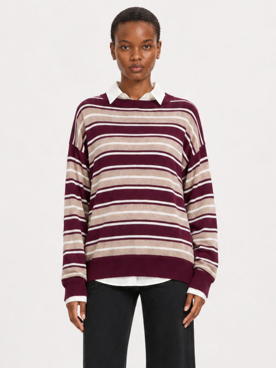 Reform Stripe Cashmere Sweater