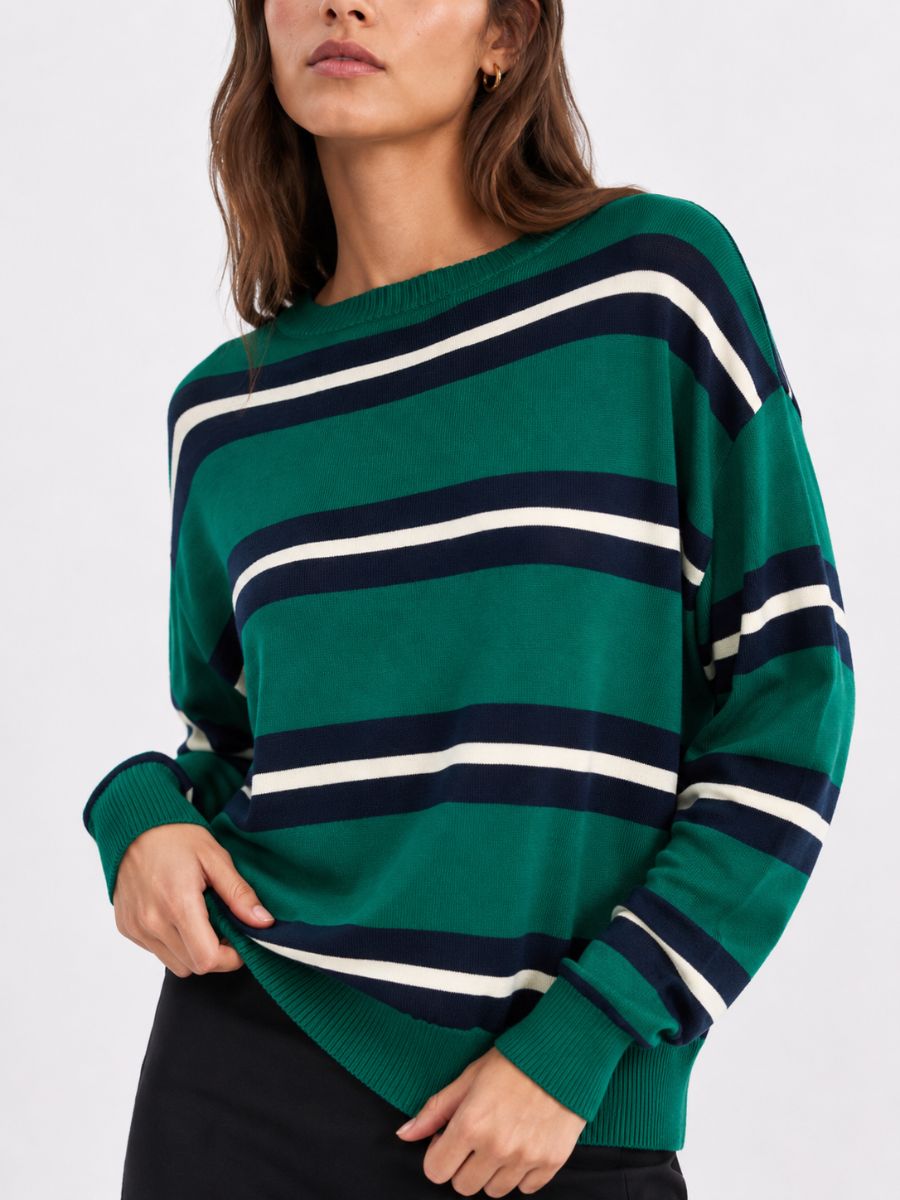 Reform Stripe Cashmere Sweater