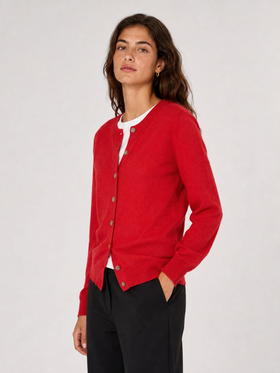 Romy Button Cardigan