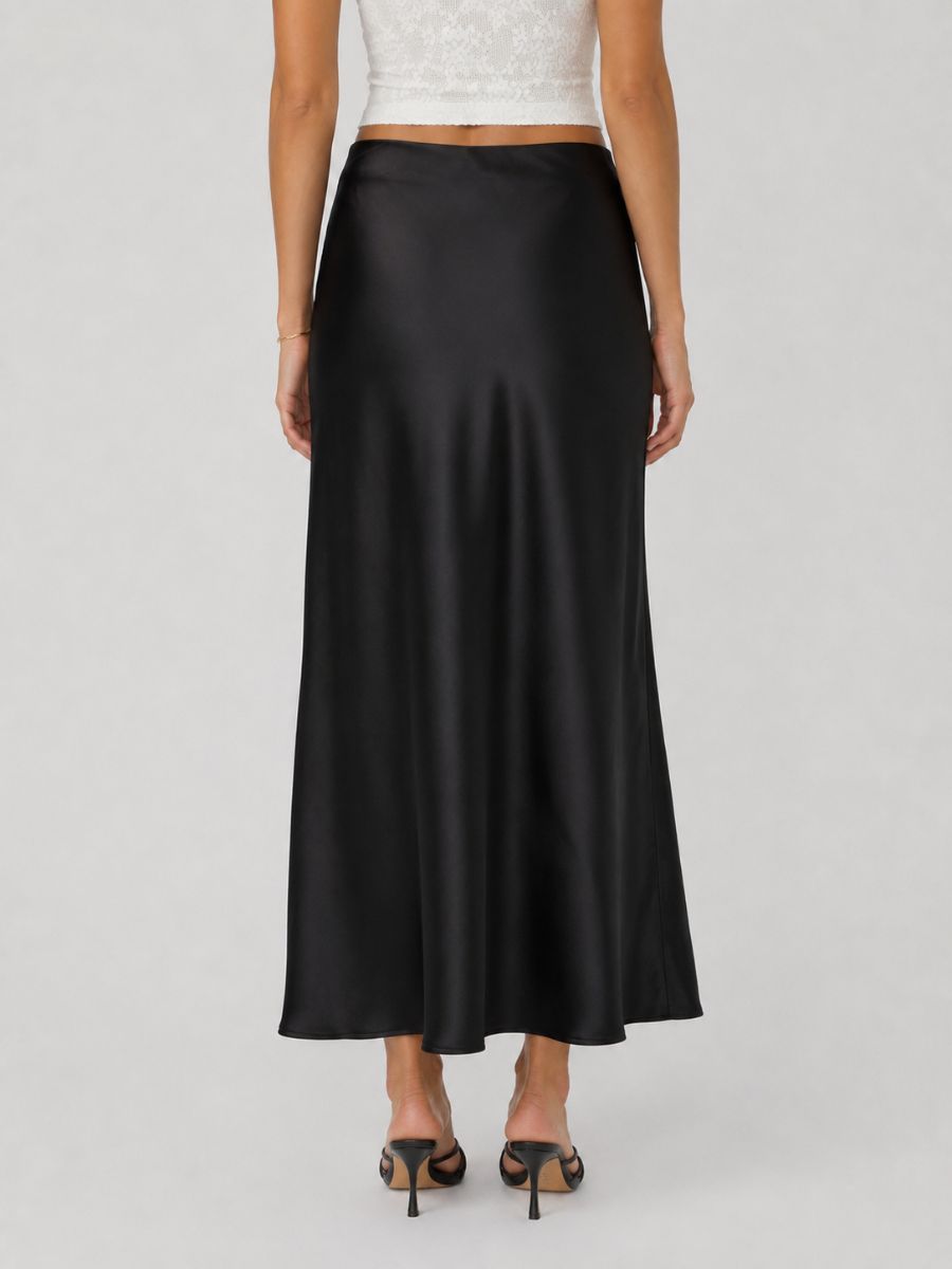 Bailey Satin Maxi Skirt