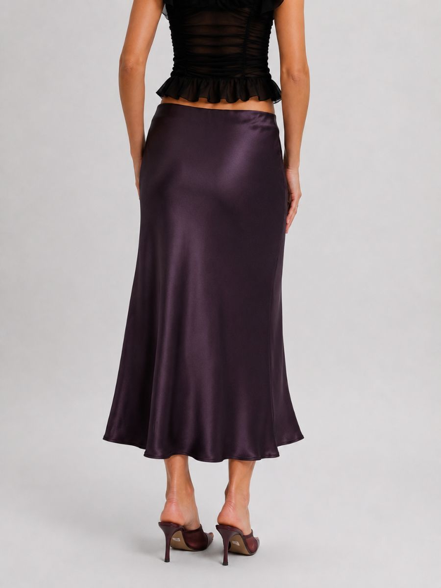 Bailey Satin Maxi Skirt