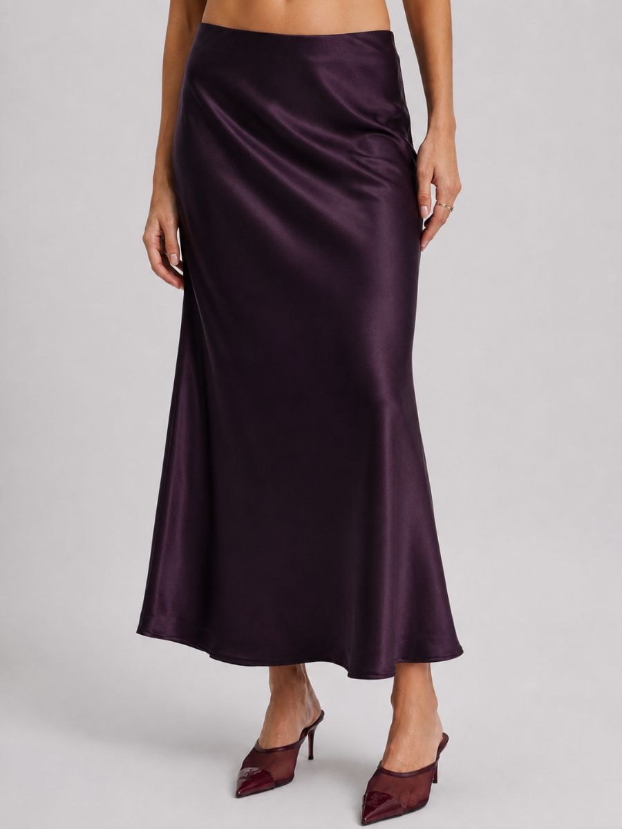 Bailey Satin Maxi Skirt