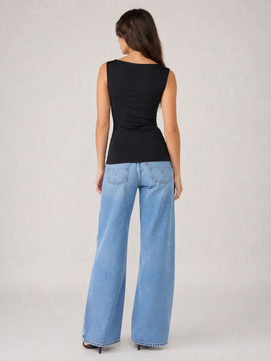 FORM STUDIO Eve Boatneck Sleeveless Top