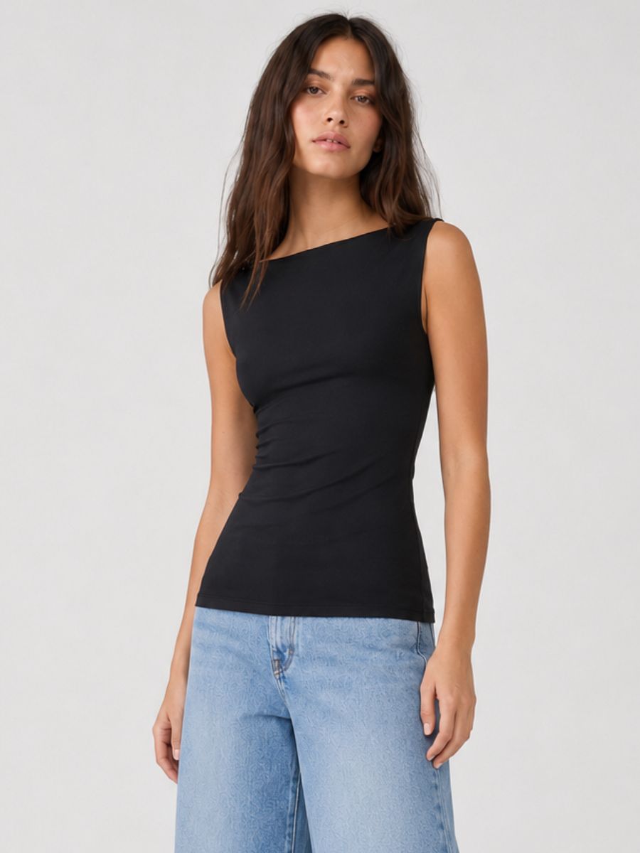 FORM STUDIO Eve Boatneck Sleeveless Top