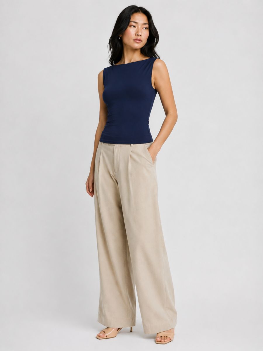 FORM STUDIO Eve Boatneck Sleeveless Top