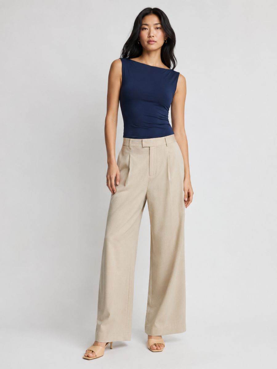 FORM STUDIO Eve Boatneck Sleeveless Top
