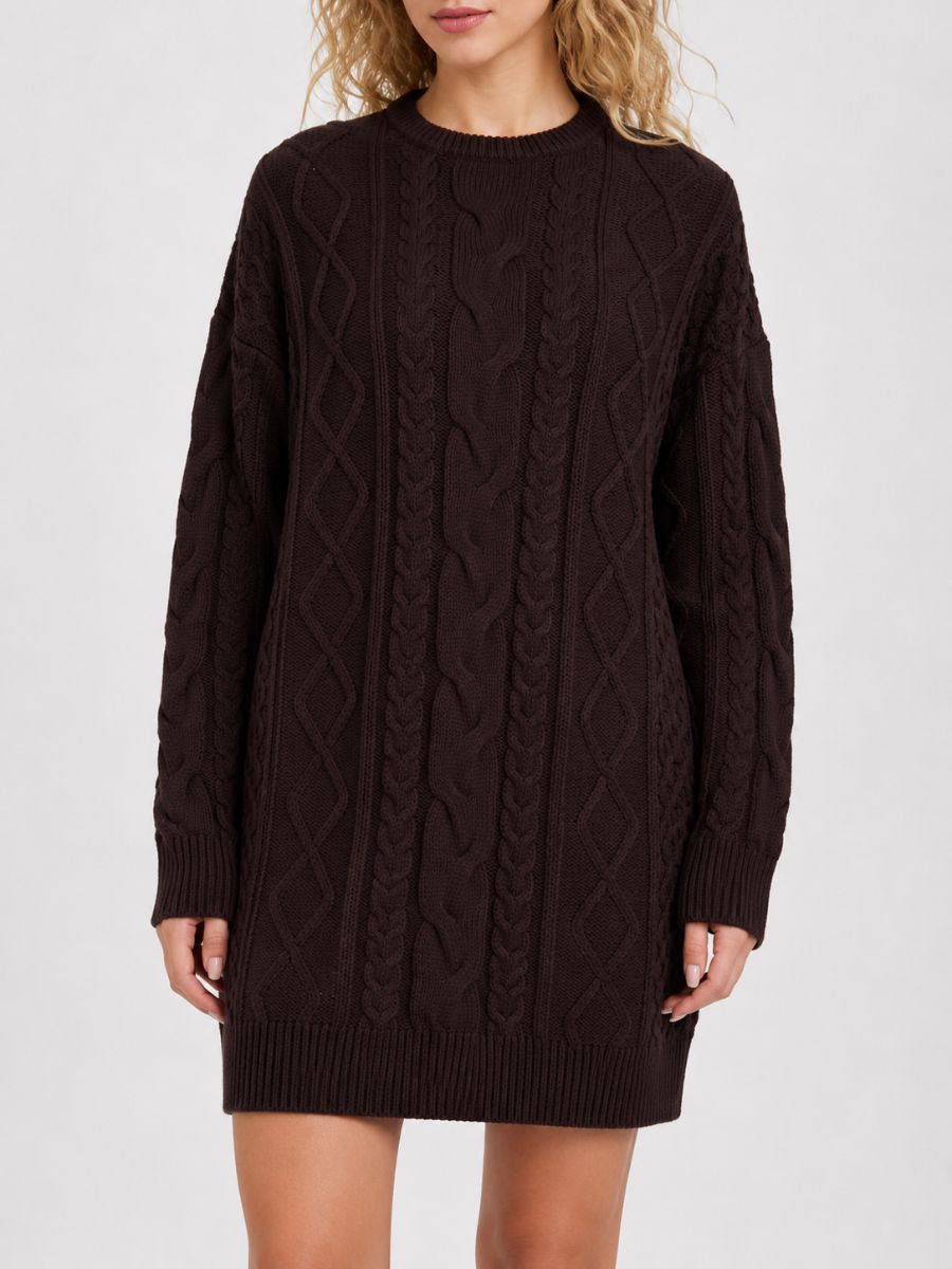 Olivia Cable Sweater Dress