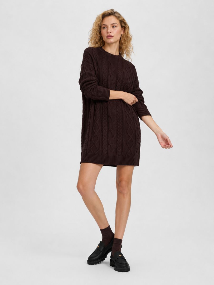 Olivia Cable Sweater Dress
