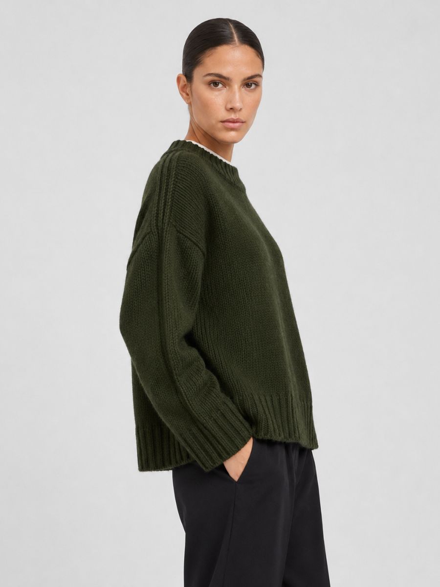 Dyna Mockneck Chunky Sweater