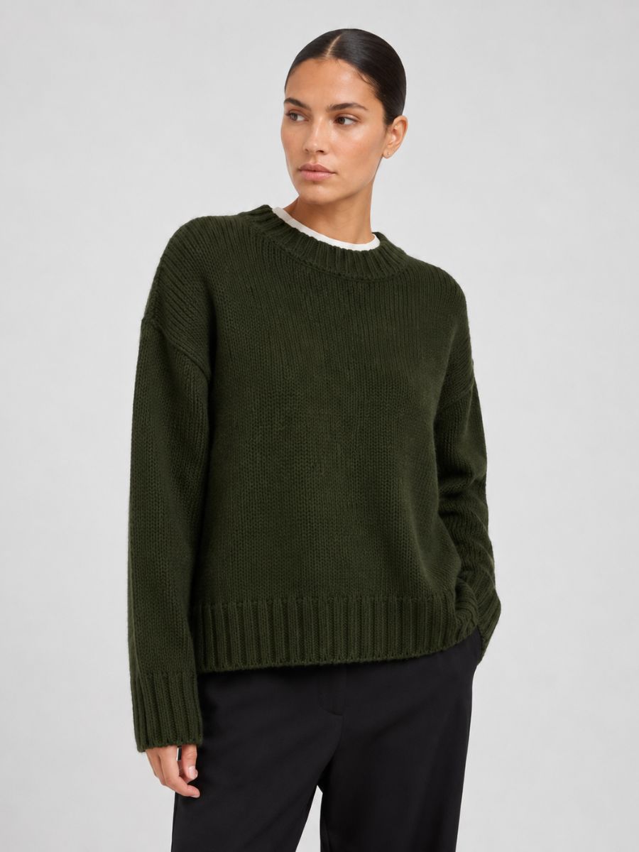 Dyna Mockneck Chunky Sweater