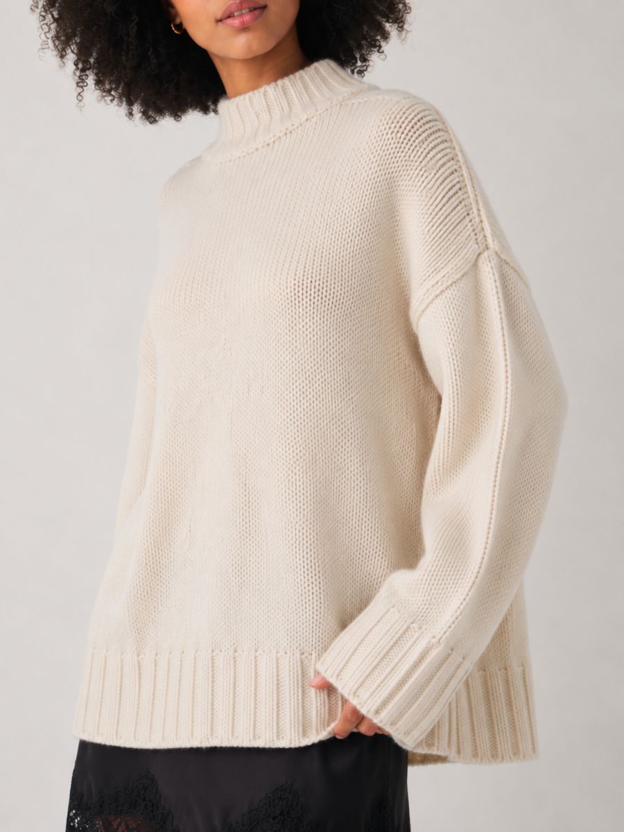 Dyna Mockneck Chunky Sweater