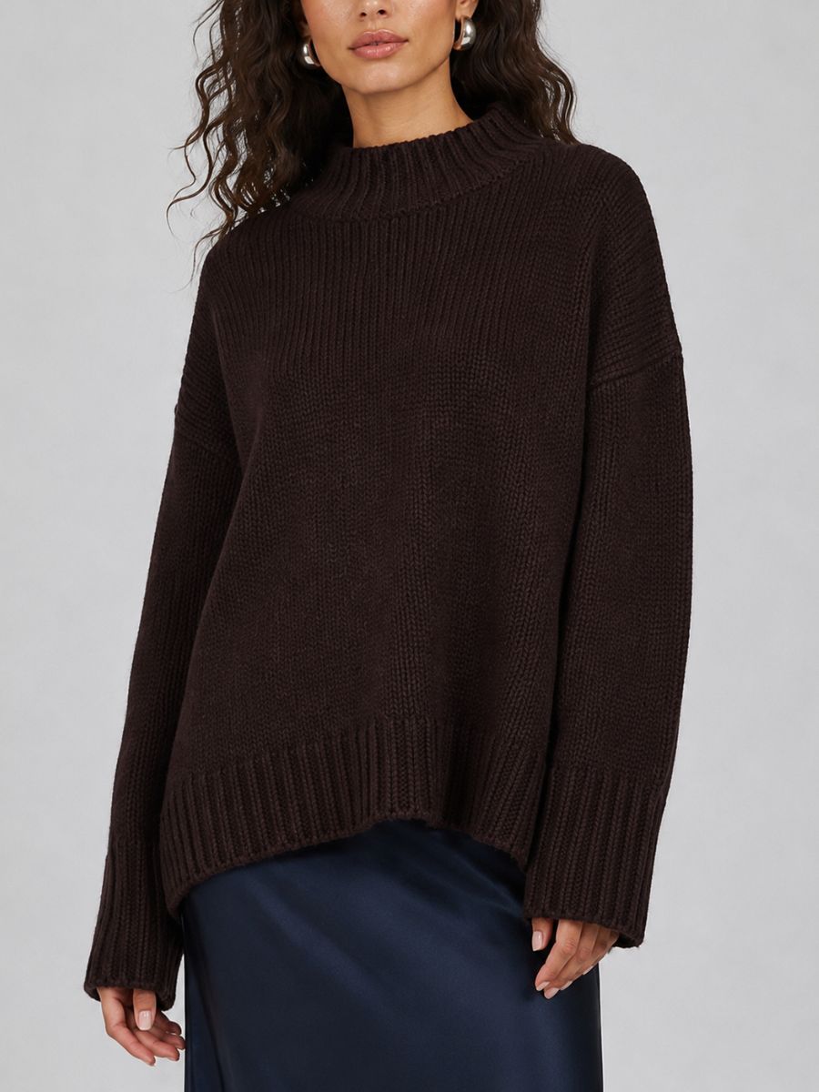 Dyna Mockneck Chunky Sweater