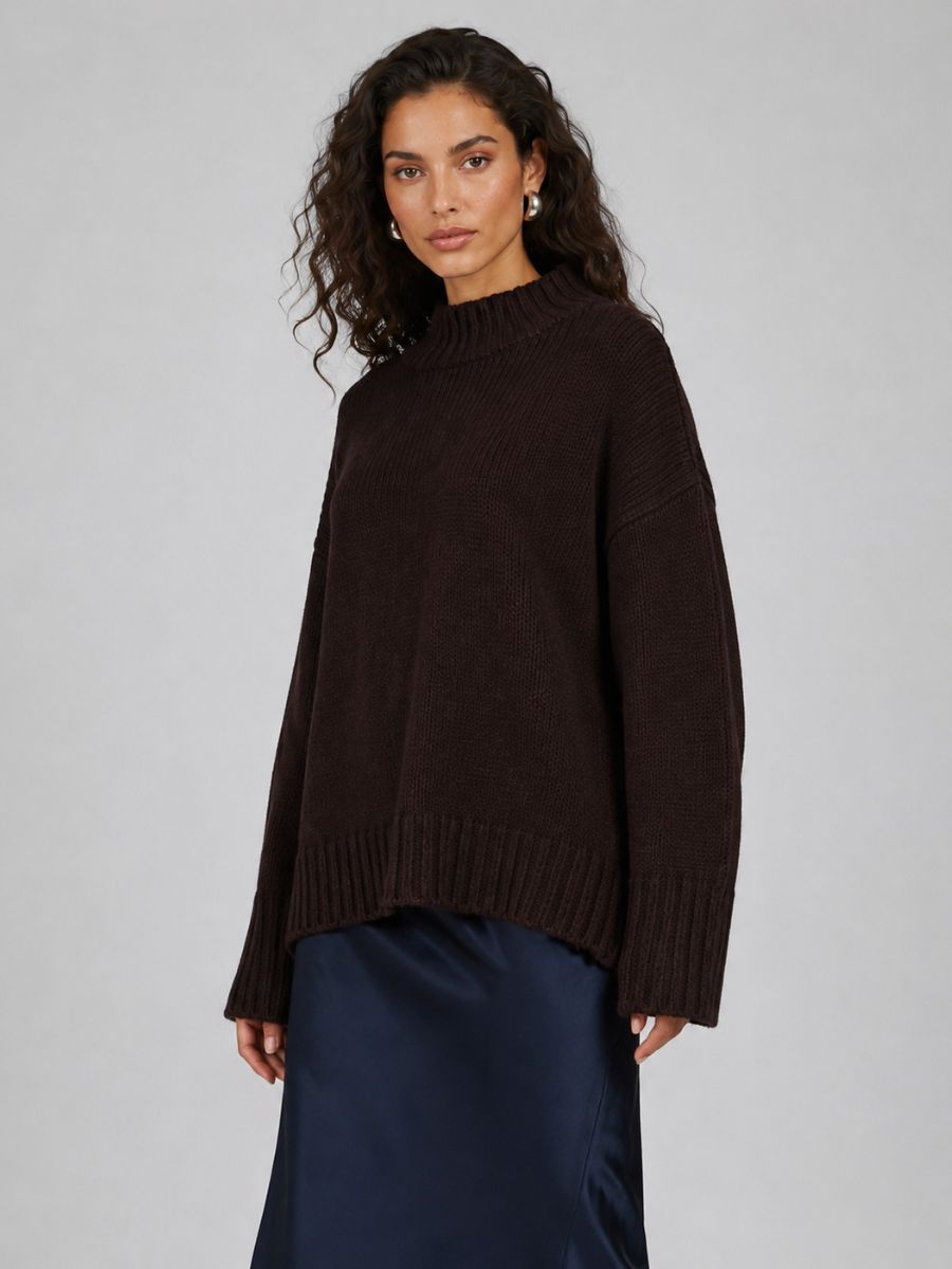 Dyna Mockneck Chunky Sweater