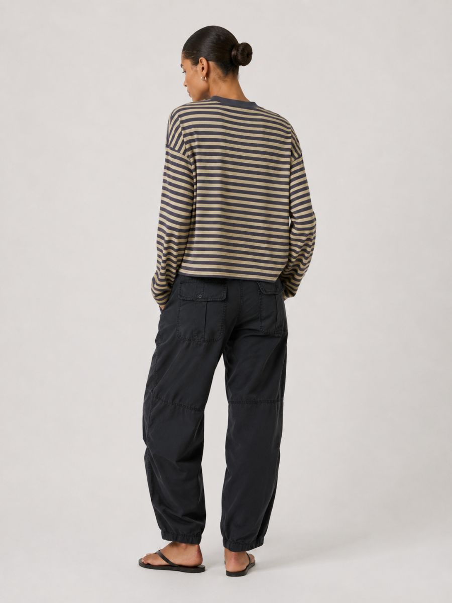 Leon Boxy Stripe Knit Top