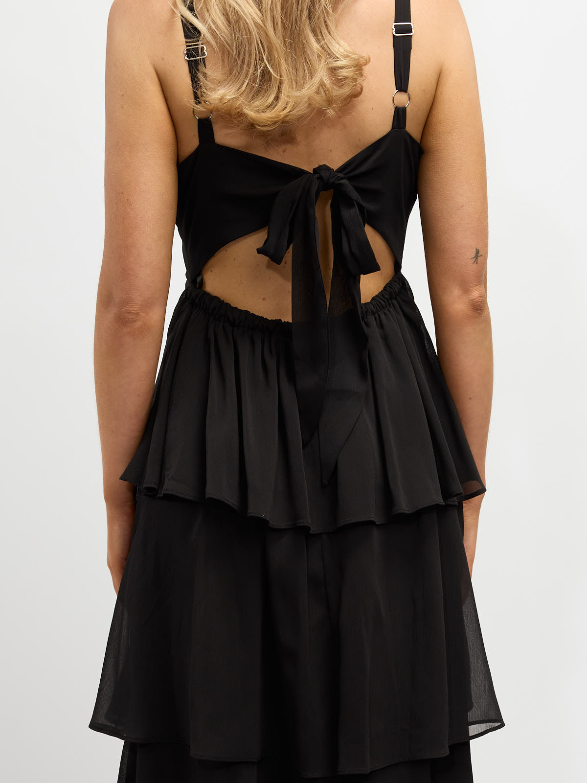 Jamie Chiffon Solid Maxi Dress