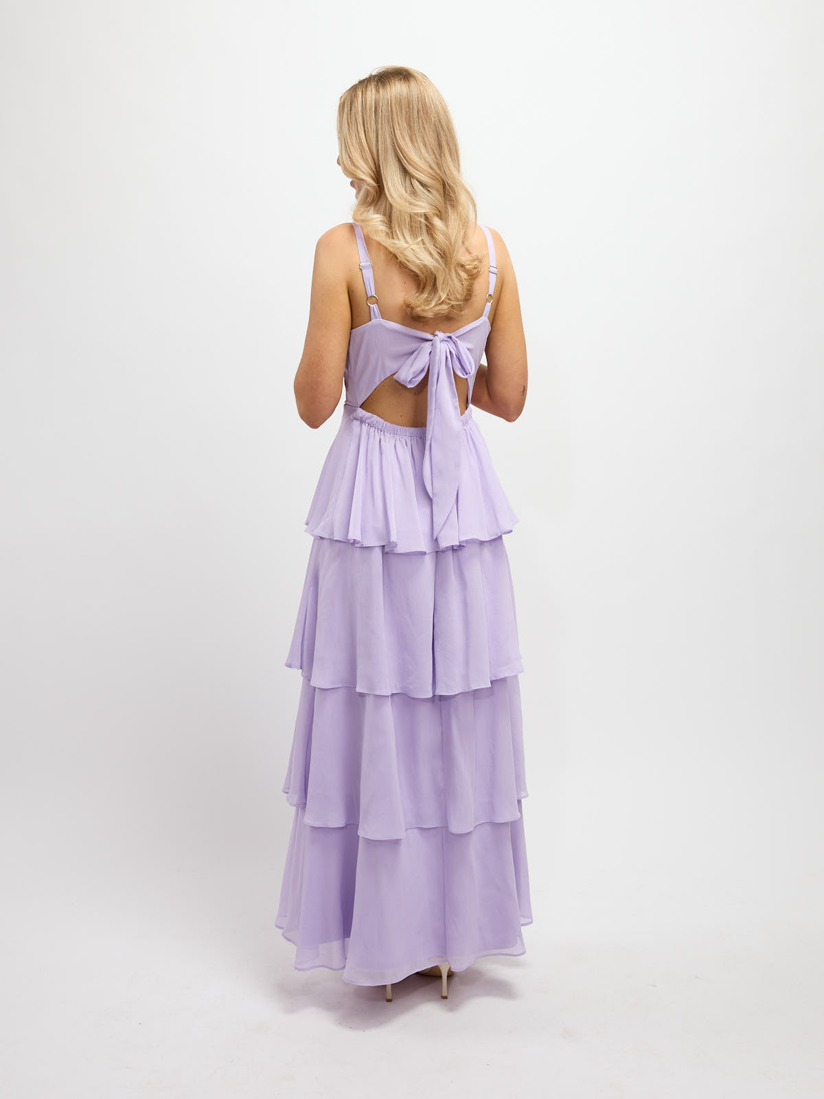 Jamie Chiffon Solid Maxi Dress