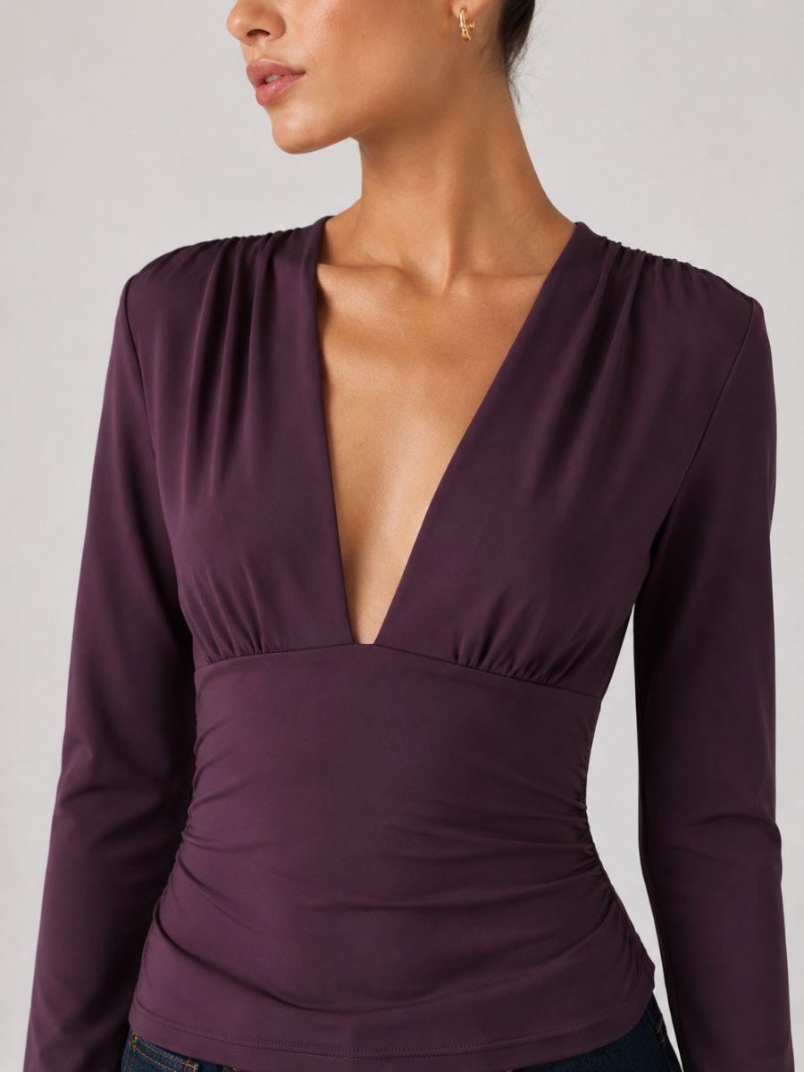 FORM STUDIO Colette Deep V Top