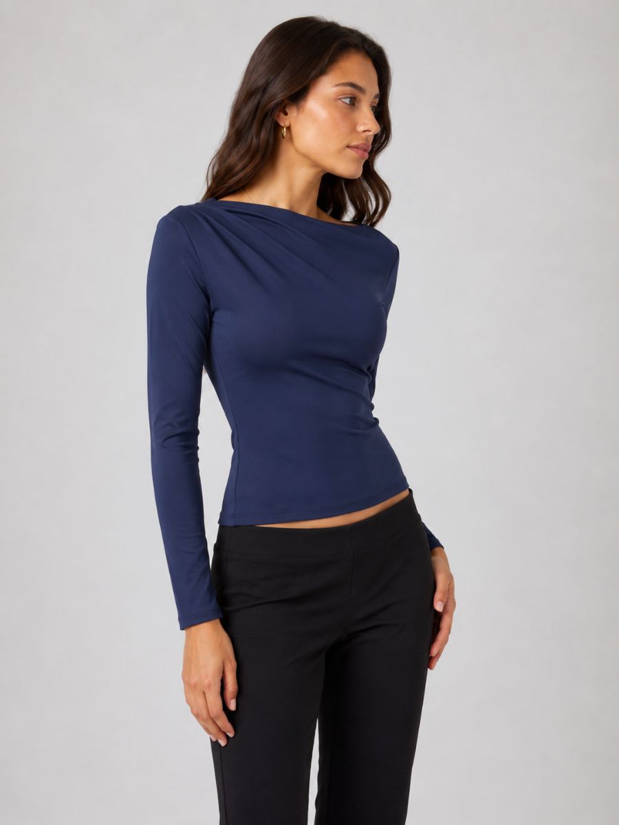 FORM STUDIO Vienna Asymmetrical Shoulder Top